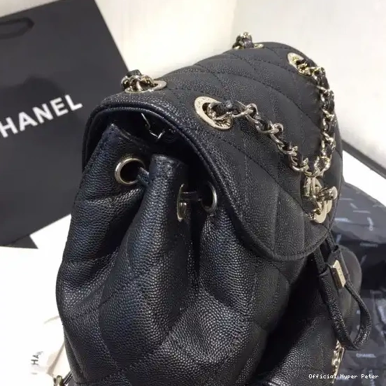 HyperPeter BACKPACK WITH IN CAVIAR GOLD HARDWARE CHANEL 0506